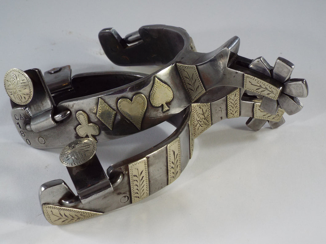 Double Mounted Andre Lewis Spurs